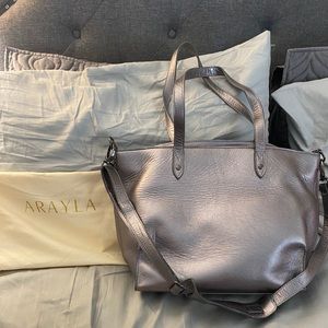 Arayla Hepburn tote bag in Pewter